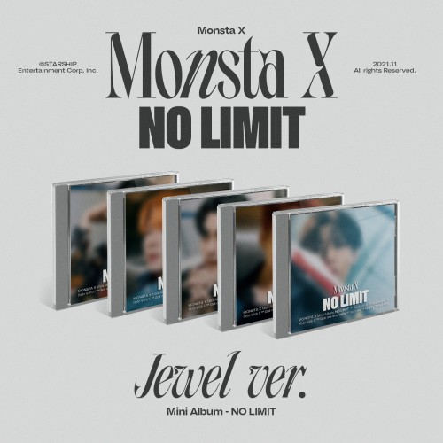 [랜덤] 몬스타엑스 (MONSTA X) - 미니10집 : NO LIMIT [Jewel Case Ver.]