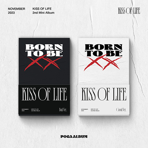 KISS OF LIFE (키스오브라이프) - 미니앨범 2집 : Born to be XX [POCA] [2종 SET]