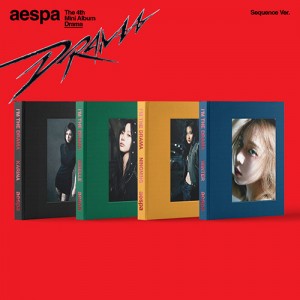 에스파 (aespa) - 미니앨범 4집 : Drama [Sequence ver.][4종 중 1종 랜덤 발송]
