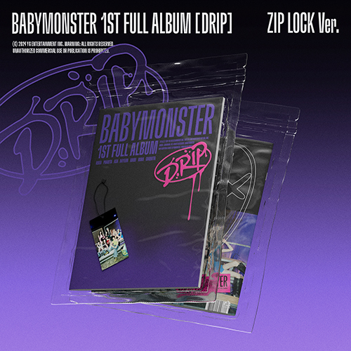 베이비몬스터 (BABYMONSTER) - 1st FULL ALBUM [DRIP][ZIP LOCK Ver.]