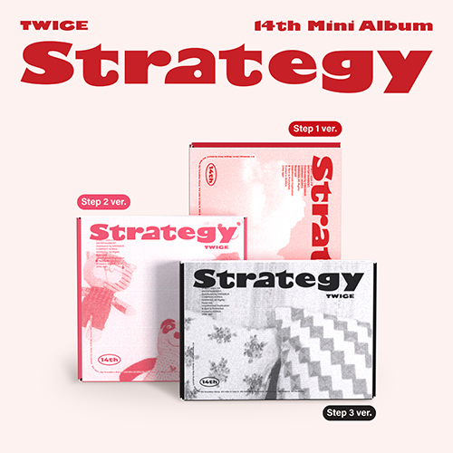 트와이스 (TWICE) - 미니앨범 14집 : STRATEGY [3종 중 1종 랜덤 발송]