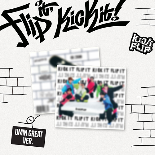 킥플립 (KickFlip) - 1st Mini Album 'Flip it, Kick it!' [Umm Great ver.]