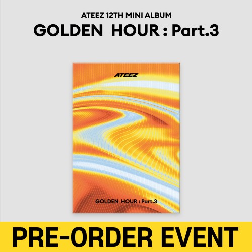 [PRE-ORDER EVENT] ATEEZ (에이티즈) - 미니 12집 [GOLDEN HOUR : Part.3] [POCAALBUM VER.] [9종 중 1종 랜덤 발송]