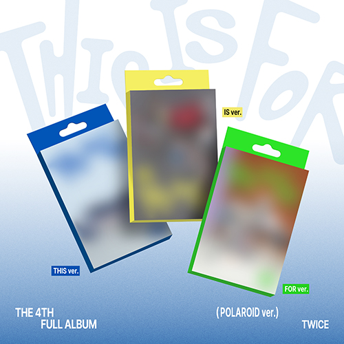 트와이스 (TWICE) - 4집 : THIS IS FOR [POLAROID ver.][3종 중 랜덤 발송]