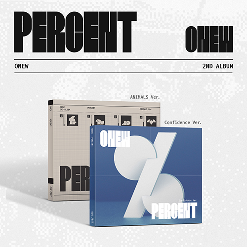 온유 (ONEW) - 2집 : PERCENT [Digipack Ver.][2종 중 1종 랜덤 발송]