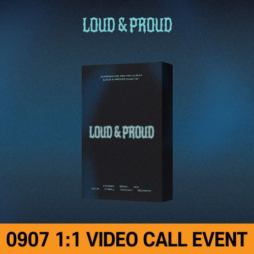 [0907 1:1 영상통화 사인회] 앰퍼샌드원 (AMPERS&ONE) - 미니앨범 3집 : LOUD & PROUD [kiwee ver.][LIMITED EDITION]