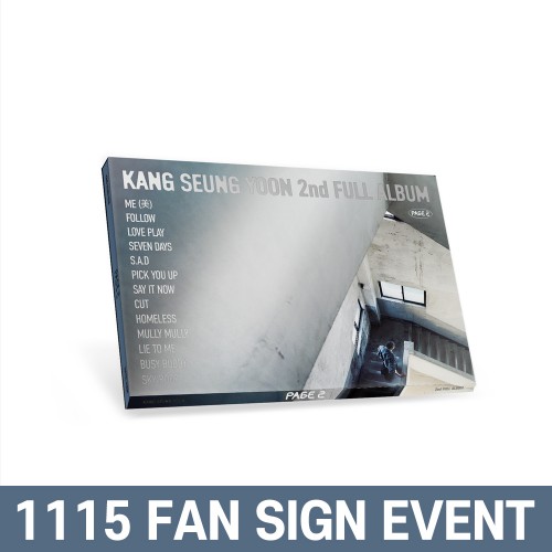 [1115 대면 사인회] 강승윤 (KANG SEUNG YOON) - KANG SEUNG YOON 2nd FULL ALBUM [PAGE 2] [OUTRO ver.]