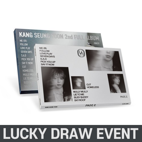 [LUCKY DRAW EVENT] 강승윤 (KANG SEUNG YOON) - KANG SEUNG YOON 2nd FULL ALBUM [PAGE 2][INTRO ver./OUTRO ver.]