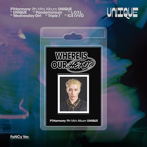 P1Harmony (피원하모니) - 미니앨범 9집 : UNIQUE [FaNCy Ver.][6종 중 1종 랜덤 발송]