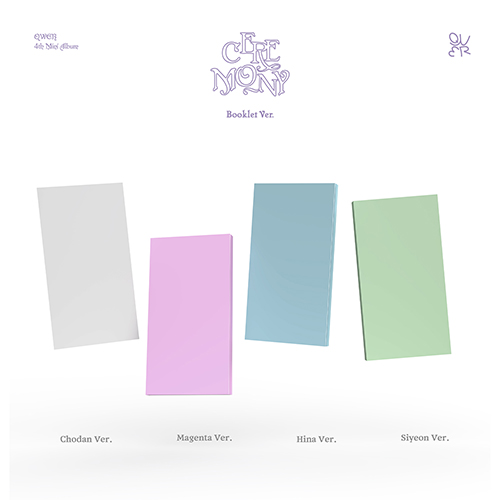 QWER (큐더블유이알) - 미니앨범 4집 : CEREMONY [Booklet Ver.][4종 중 1종 랜덤 발송]