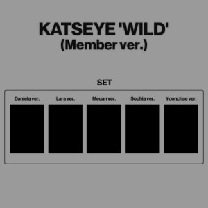 KATSEYE (캣츠아이) - WILD [Member ver.][5종 SET]