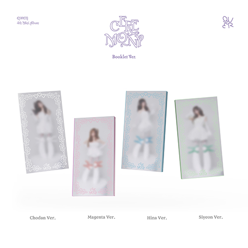 QWER (큐더블유이알) - 미니앨범 4집 : CEREMONY [Booklet Ver.][4종 SET]