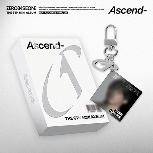 ZEROBASEONE - The 6th Mini Album [Ascend-] LENTICULAR KEYRING Ver. [5종 중 1종 랜덤 발송]