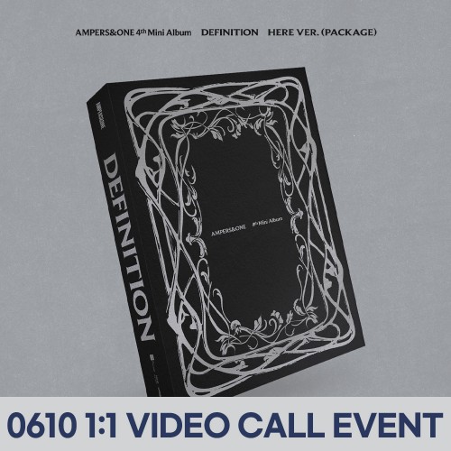 [0610 1:1 영상통화 사인회] 앰퍼샌드원 (AMPERS&ONE) - 미니앨범 4집 : DEFINITION [HERE Ver.]