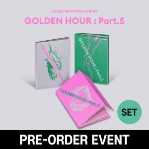 [PRE-ORDER EVENT] 에이티즈 (ATEEZ) - 14TH MINI ALBUM GOLDEN HOUR : Part.5 [3종 SET]