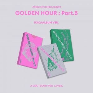 에이티즈 (ATEEZ) - 14TH MINI ALBUM GOLDEN HOUR : Part.5 [POCAALBUM][3종 SET]
