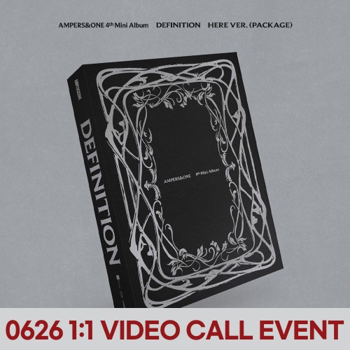 [0626 1:1 영상통화 사인회] 앰퍼샌드원 (AMPERS&ONE) - 미니앨범 4집 : DEFINITION [HERE Ver.]