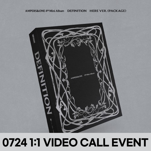 [0724 1:1 영상통화 사인회] 앰퍼샌드원 (AMPERS&ONE) - 미니앨범 4집 : DEFINITION [HERE Ver.]