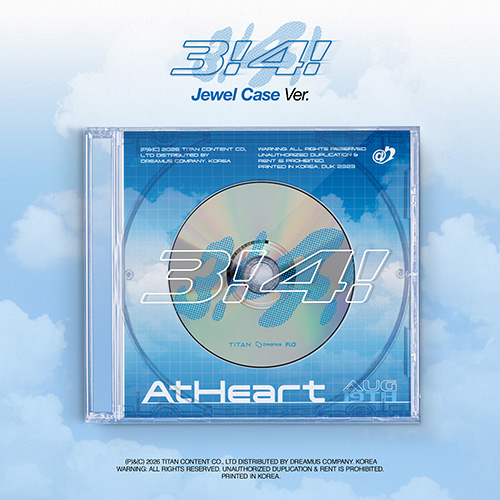앳하트 (AtHeart) - 싱글앨범 : 3!4! [Jewel Case Ver.]