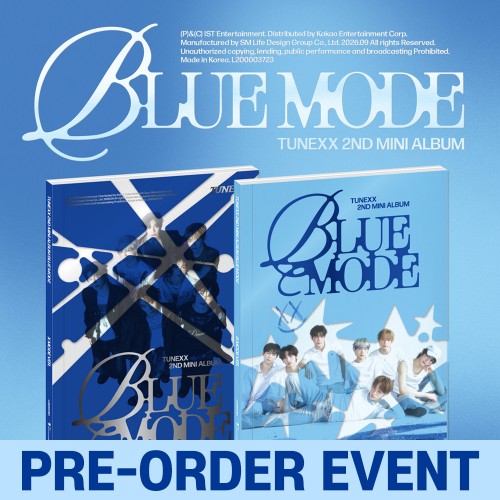 [PRE-ORDER EVENT] TUNEXX (튜넥스) - 미니 2집 [BLUE MODE] (B MODE ver./ X MODE ver.) [2종 중 1종 랜덤 발송]